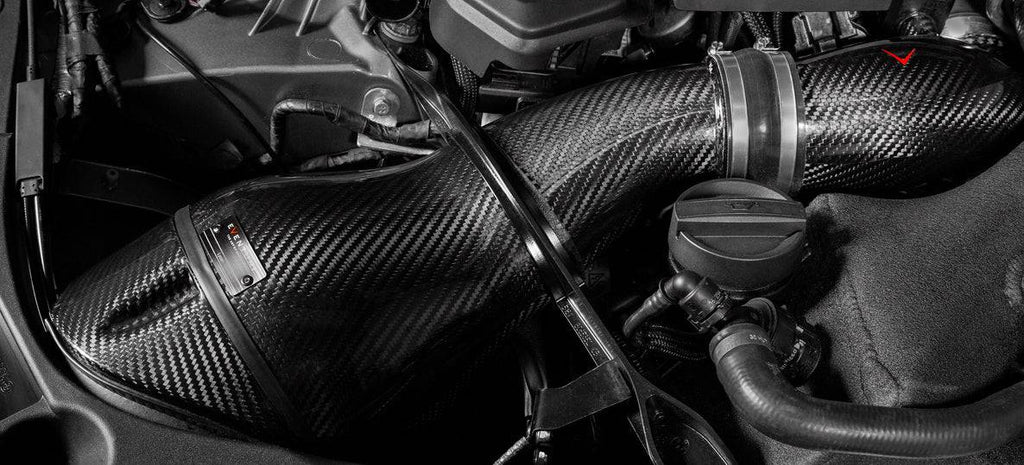 BMW M5 F90 & M8 F91 F92 F93 V2 Eventuri Carbon Fibre Turbo Inlets (2017+) - AUTOID® - Air Intakes - Eventuri