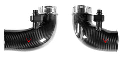 BMW M5 F90 & M8 F91 F92 F93 V2 Eventuri Carbon Fibre Turbo Inlets (2017+) - AUTOID® - Air Intakes - Eventuri