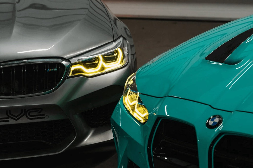 BMW M5 F90 Pre-LCI Motorsport+ CSL Style Yellow DRL Module Set (2016-2020) - AUTOID® - Vehicle Lighting - Motorsport +