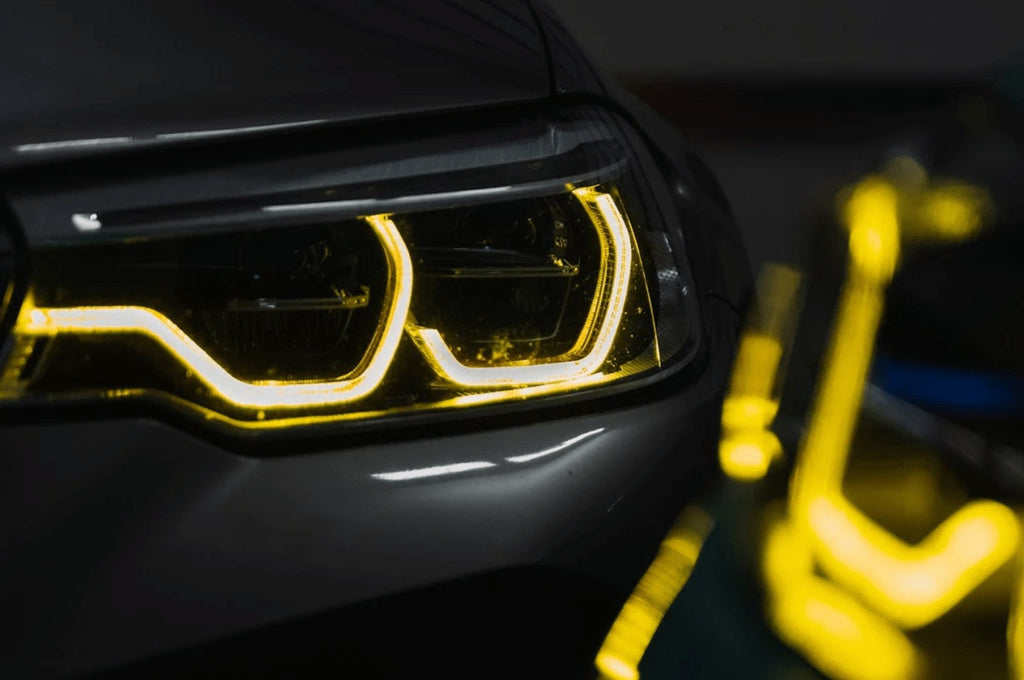 BMW M5 F90 Pre-LCI Motorsport+ CSL Style Yellow DRL Module Set (2016-2020) - AUTOID® - Vehicle Lighting - Motorsport +
