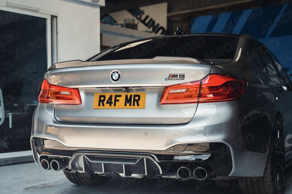 BMW M5 F90 Pre-preg Carbon Fibre Rear Diffuser Pro by FORM (2017-2023) - AUTOID® - Rear Diffusers - FORM Industries