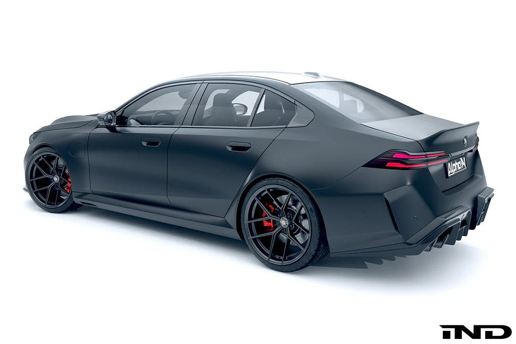 BMW M5 G90 Carbon Fibre A-CSL Ducktail Spoiler by Alpha-N (2024+) - AUTOID® - Rear Spoilers - Alpha-N
