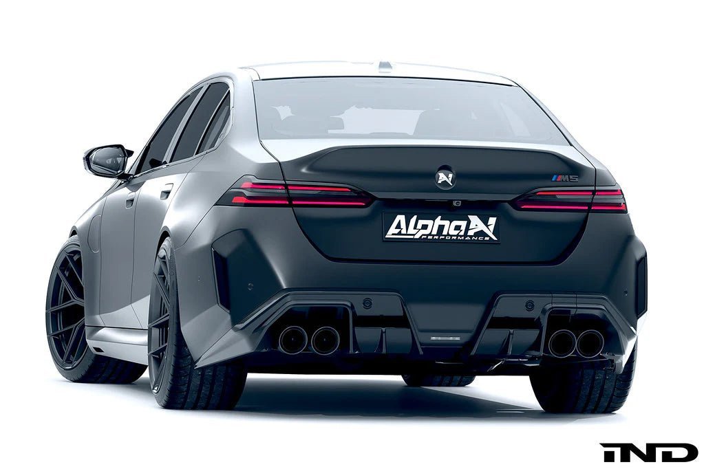 BMW M5 G90 Carbon Fibre A-CSL Ducktail Spoiler by Alpha-N (2024+) - AUTOID® - Rear Spoilers - Alpha-N