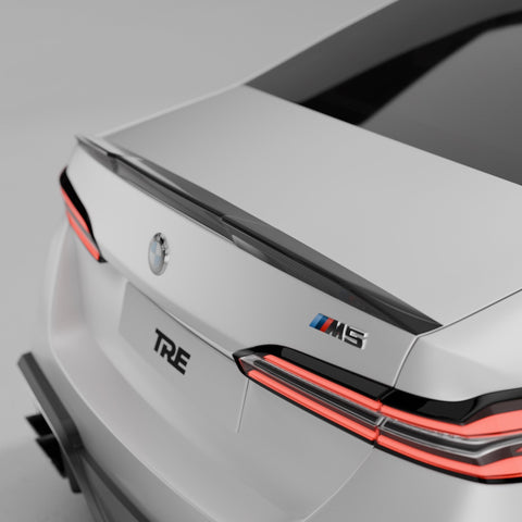 BMW M5 G90 & G60 5 Series Pre-Preg Carbon Fibre PR-1 Rear Spoiler by TREVORA - AUTOID® - Rear Spoilers - TREVORA