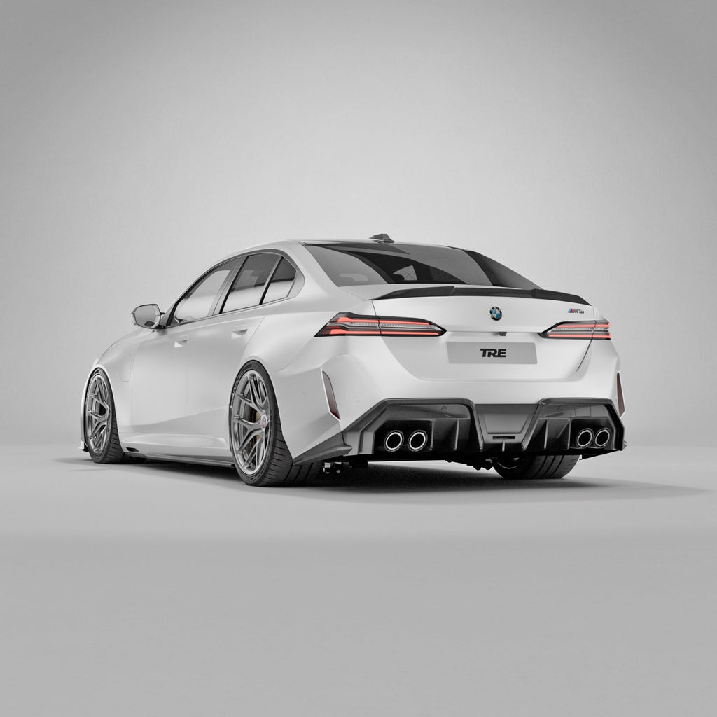 BMW M5 G90 & G60 5 Series Pre-Preg Carbon Fibre PR-1 Rear Spoiler by TREVORA - AUTOID® - Rear Spoilers - TREVORA