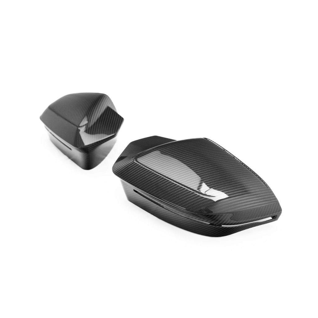 BMW M5 G90 G99, 5 Series G60 & X3 G45 Pre-preg Carbon Fibre M Mirror Covers by TREVORA (2024+) - AUTOID® - Mirror Covers - TREVORA