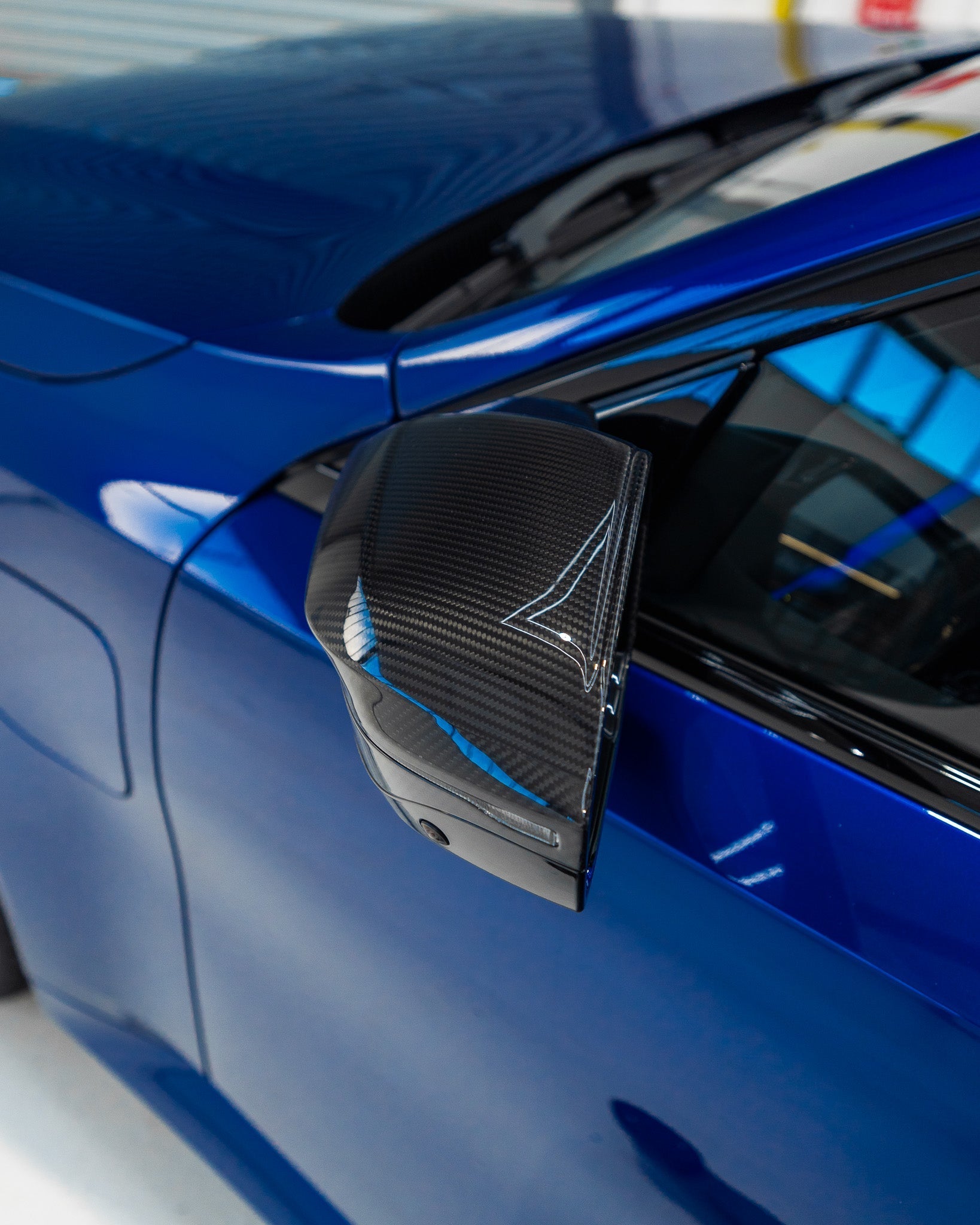 BMW M5 G90 G99, 5 Series G60 & X3 G45 Pre-preg Carbon Fibre M Mirror Covers by TREVORA (2024+) - AUTOID® - Mirror Covers - TREVORA