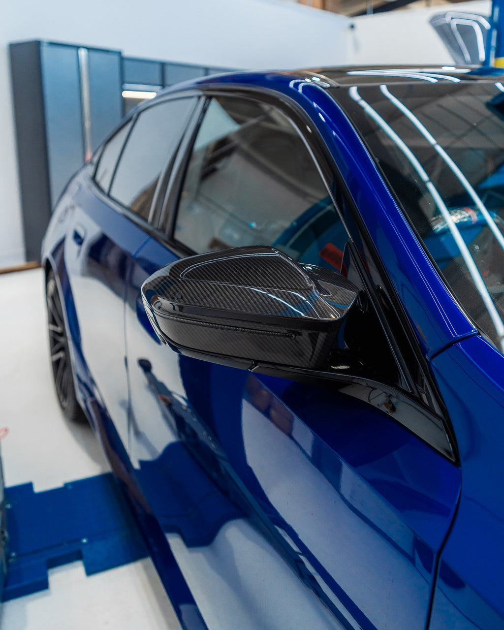 BMW M5 G90 G99, 5 Series G60 & X3 G45 Pre-preg Carbon Fibre M Mirror Covers by TREVORA (2024+) - AUTOID® - Mirror Covers - TREVORA