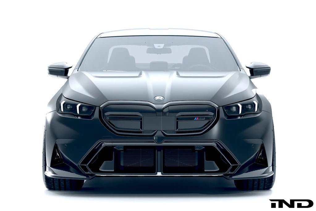 BMW M5 G90 G99 Carbon Fibre 2 - Piece Front Splitter by Alpha - N (2024+) - AUTOID - Front Lips & Splitters - Alpha - N