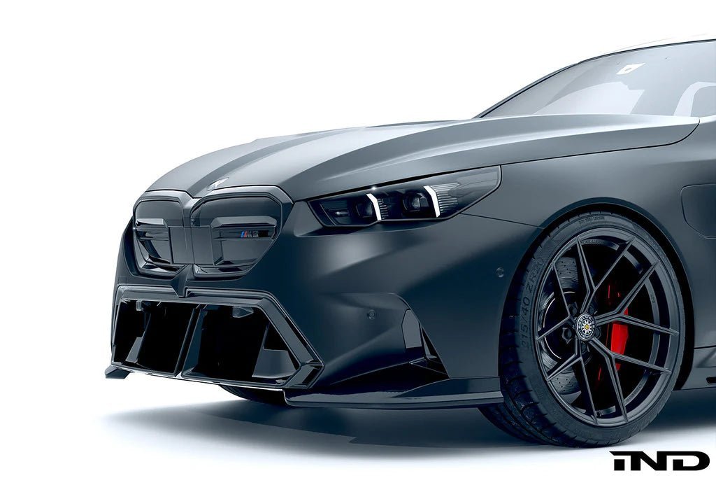 BMW M5 G90 G99 Carbon Fibre 2-Piece Front Splitter by Alpha-N (2024+) - AUTOID® - Front Lips & Splitters - Alpha-N