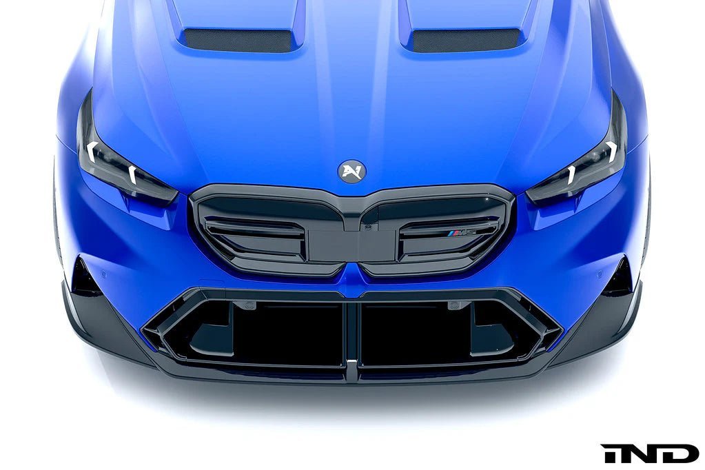 BMW M5 G90 G99 Carbon Fibre 3-Piece Front Splitter by Alpha-N (2024+) - AUTOID® - Front Lips & Splitters - Alpha-N
