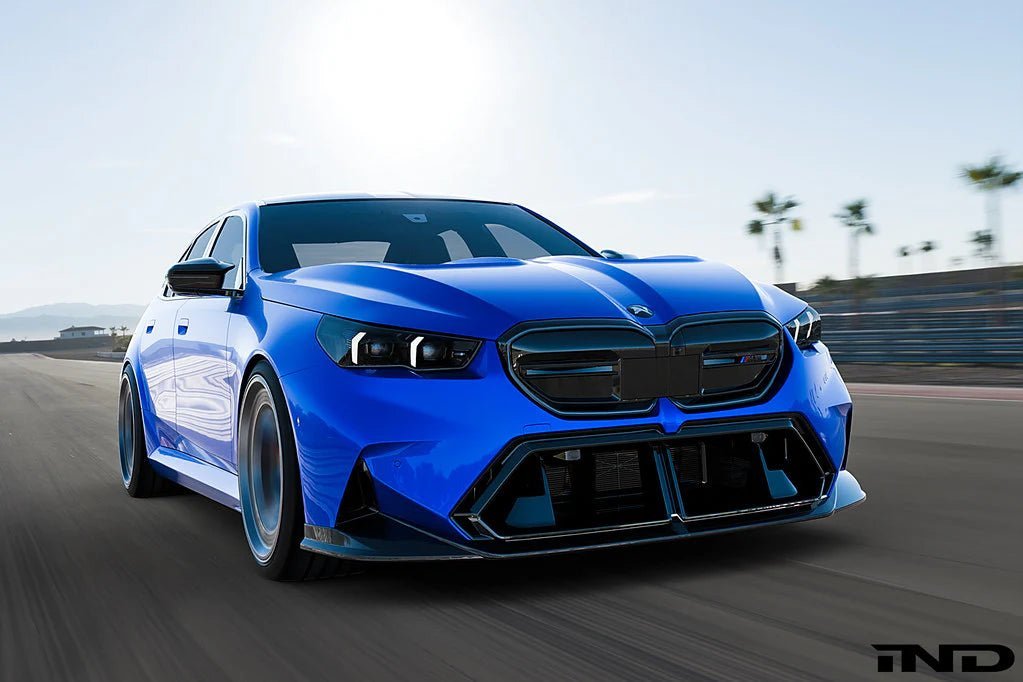 BMW M5 G90 G99 Carbon Fibre 3-Piece Front Splitter by Alpha-N (2024+) - AUTOID® - Front Lips & Splitters - Alpha-N