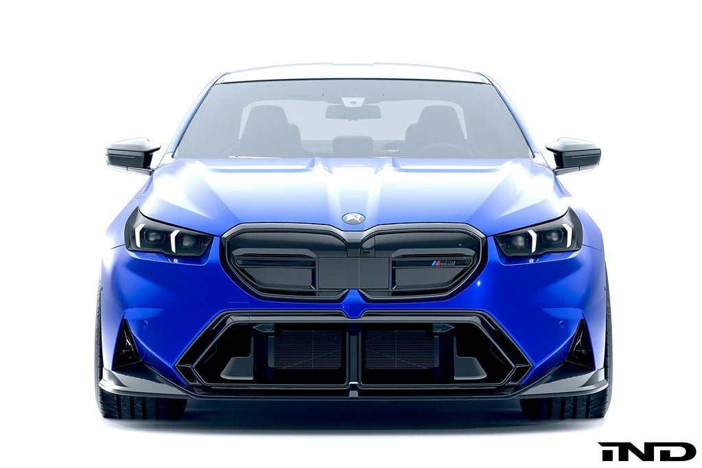 BMW M5 G90 G99 Carbon Fibre 3-Piece Front Splitter by Alpha-N (2024+) - AUTOID® - Front Lips & Splitters - Alpha-N