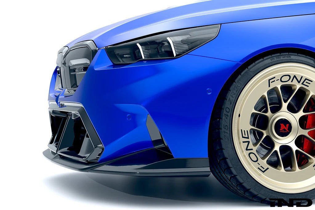 BMW M5 G90 G99 Carbon Fibre 3-Piece Front Splitter by Alpha-N (2024+) - AUTOID® - Front Lips & Splitters - Alpha-N