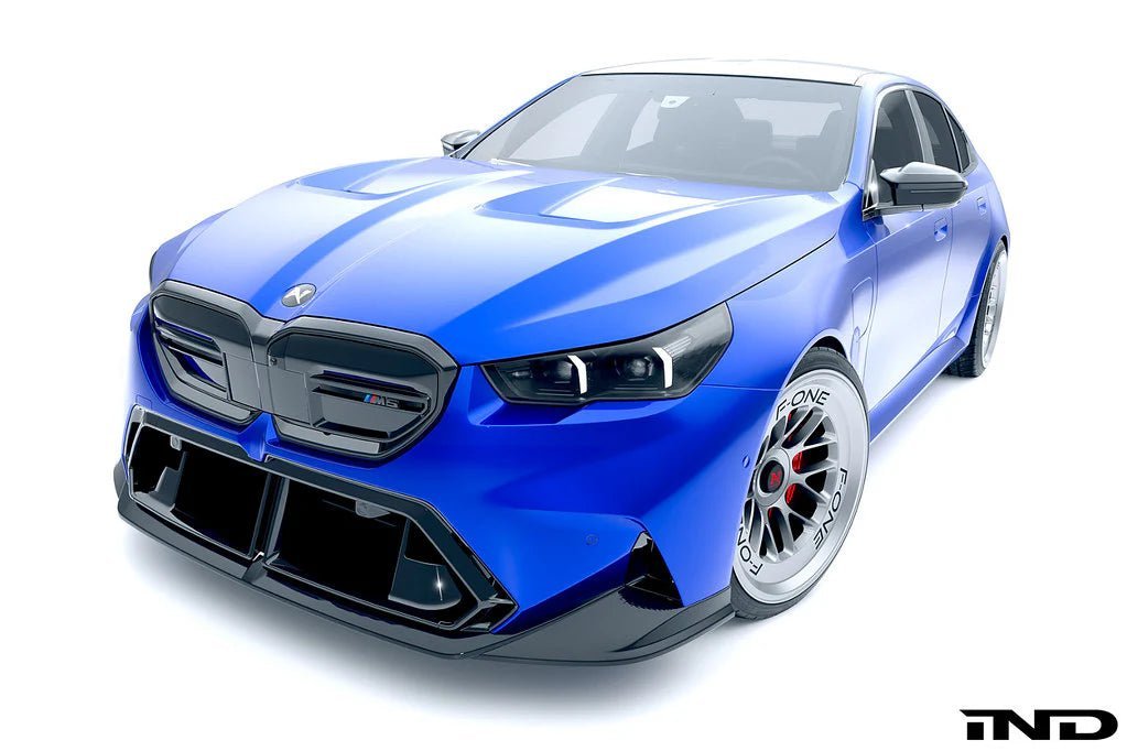 BMW M5 G90 G99 Carbon Fibre 3-Piece Front Splitter by Alpha-N (2024+) - AUTOID® - Front Lips & Splitters - Alpha-N