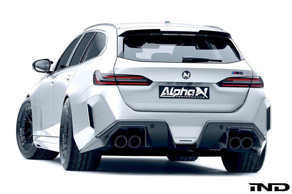 BMW M5 G90 G99 Carbon Fibre Rear Diffuser V1 by Alpha - N (2024+) - AUTOID - Rear Diffusers - Alpha - N