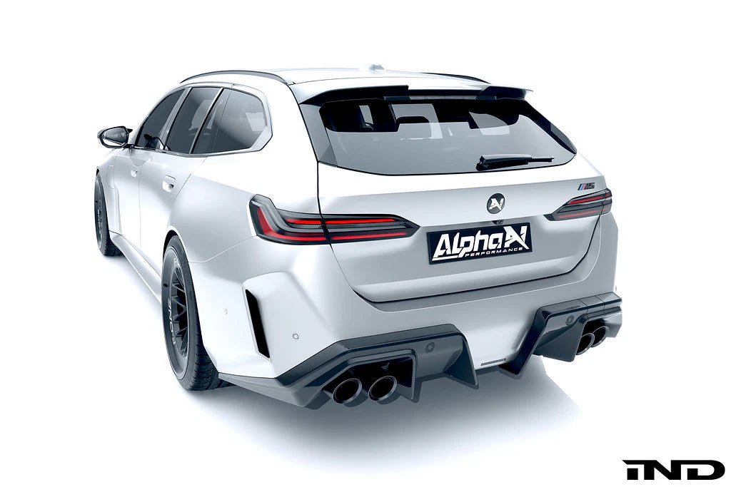 BMW M5 G90 G99 Carbon Fibre Rear Diffuser V1 by Alpha - N (2024+) - AUTOID - Rear Diffusers - Alpha - N