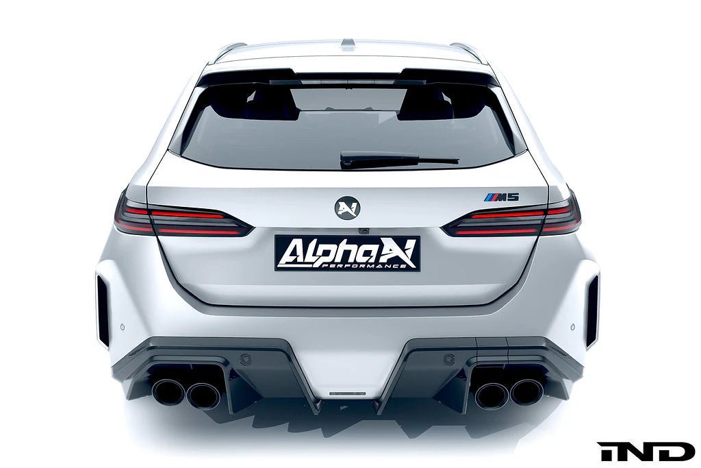 BMW M5 G90 G99 Carbon Fibre Rear Diffuser V1 by Alpha-N (2024+) - AUTOID® - Rear Diffusers - Alpha-N