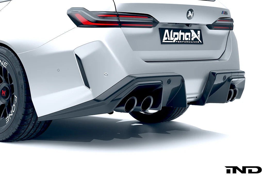 BMW M5 G90 G99 Carbon Fibre Rear Diffuser V1 by Alpha-N (2024+) - AUTOID® - Rear Diffusers - Alpha-N