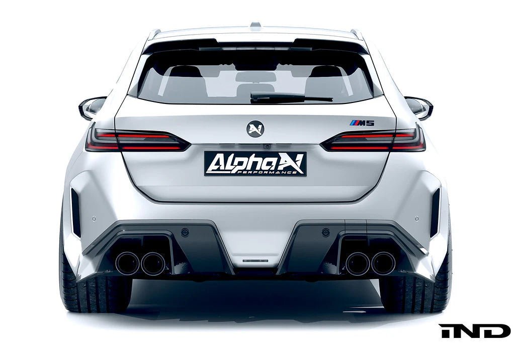 BMW M5 G90 G99 Carbon Fibre Rear Diffuser V1 by Alpha-N (2024+) - AUTOID® - Rear Diffusers - Alpha-N