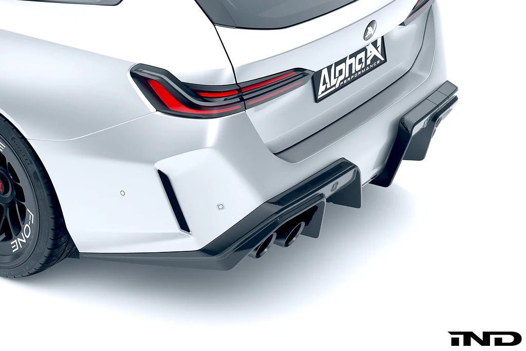 BMW M5 G90 G99 Carbon Fibre Rear Diffuser V1 by Alpha-N (2024+) - AUTOID® - Rear Diffusers - Alpha-N