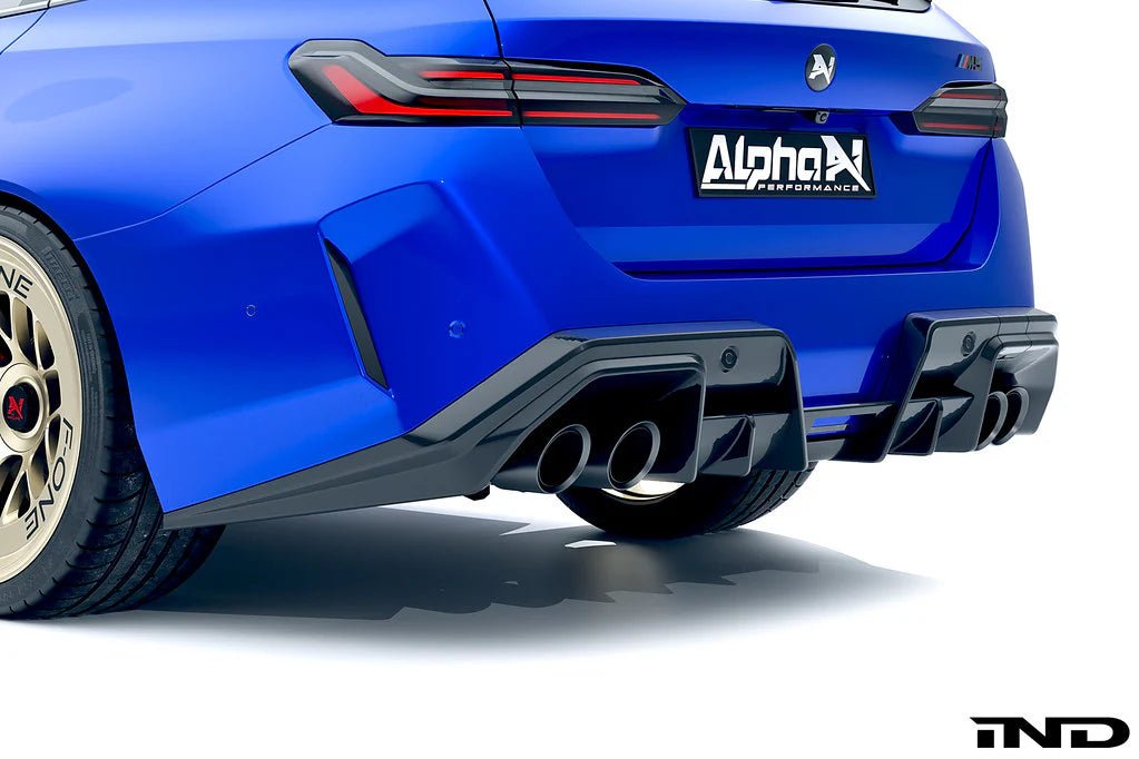 BMW M5 G90 G99 Carbon Fibre Rear Diffuser V2 by Alpha - N (2024+) - AUTOID - Rear Diffusers - Alpha - N