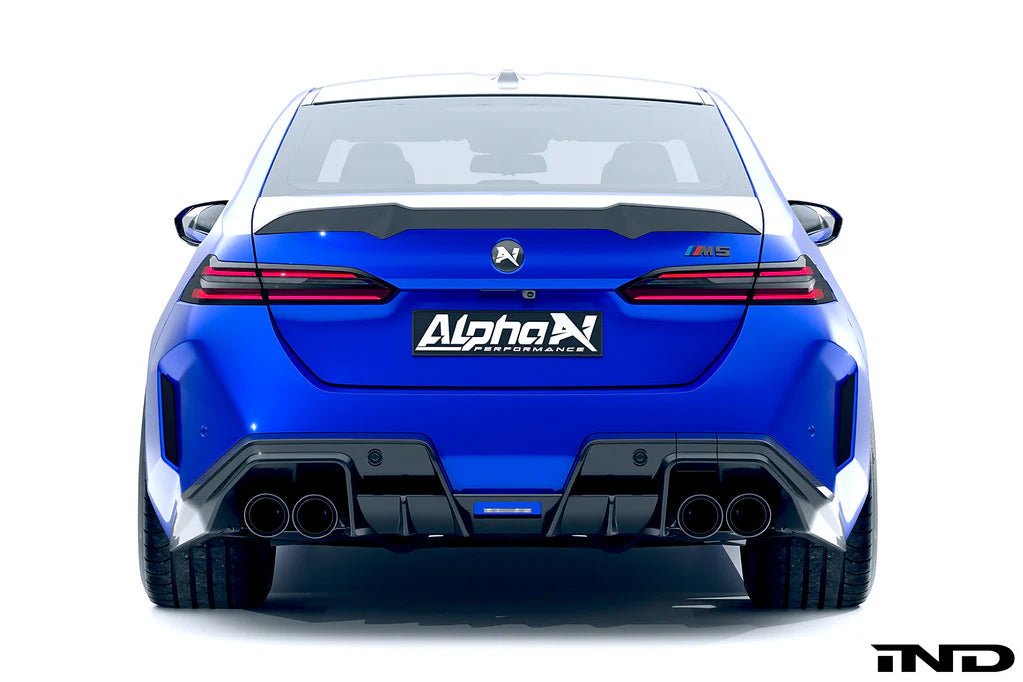 BMW M5 G90 G99 Carbon Fibre Rear Diffuser V2 by Alpha - N (2024+) - AUTOID - Rear Diffusers - Alpha - N