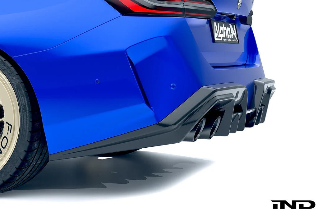 BMW M5 G90 G99 Carbon Fibre Rear Diffuser V2 by Alpha - N (2024+) - AUTOID - Rear Diffusers - Alpha - N