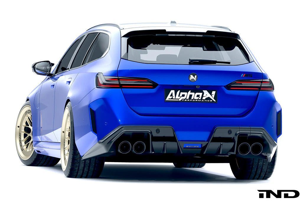 BMW M5 G90 G99 Carbon Fibre Rear Diffuser V2 by Alpha-N (2024+) - AUTOID® - Rear Diffusers - Alpha-N