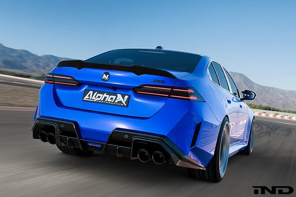 BMW M5 G90 G99 Carbon Fibre Rear Diffuser V2 by Alpha-N (2024+) - AUTOID® - Rear Diffusers - Alpha-N