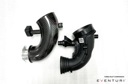 BMW M5 G90 G99 Carbon Fibre Turbo Inlets by Eventuri - AUTOID® - Air Intakes - Eventuri