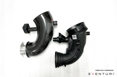 BMW M5 G90 G99 Carbon Fibre Turbo Inlets by Eventuri - AUTOID® - Air Intakes - Eventuri