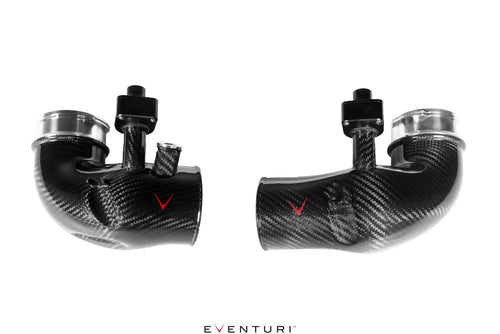 BMW M5 G90 G99 Carbon Fibre Turbo Inlets by Eventuri - AUTOID® - Air Intakes - Eventuri