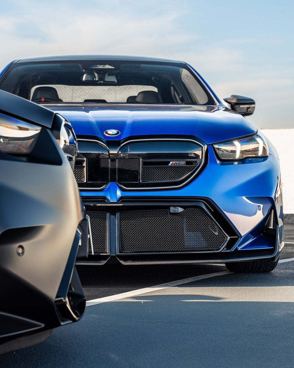 BMW M5 G90 G99 Full Front End Mesh Protector Kit by Zunsport - AUTOID® - Front Grille - Zunsport