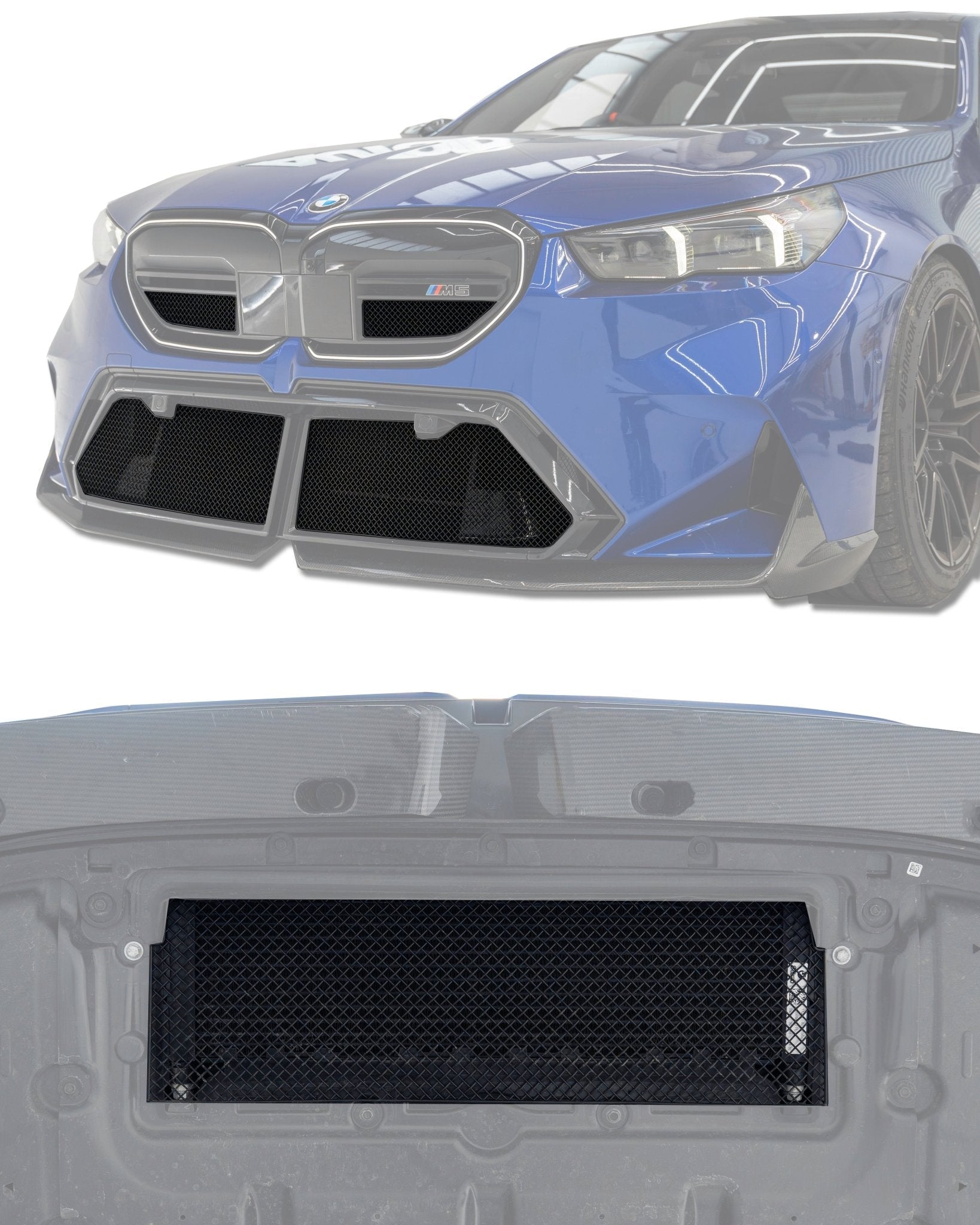 BMW M5 G90 G99 Full Radiator & Oil Cooler Mesh Protector Kit by Zunsport - AUTOID® - Front Grille - Zunsport