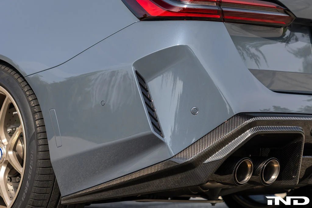BMW M5 G90 G99 Gloss Black Rear Reflector Deletes by Acexxon (2024+) - AUTOID® - Reflector Inserts & Overlays - Acexxon Motorsports
