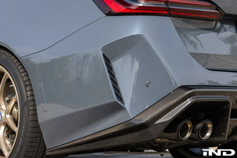 BMW M5 G90 G99 Gloss Black Rear Reflector Deletes by Acexxon (2024+) - AUTOID® - Reflector Inserts & Overlays - Acexxon Motorsports