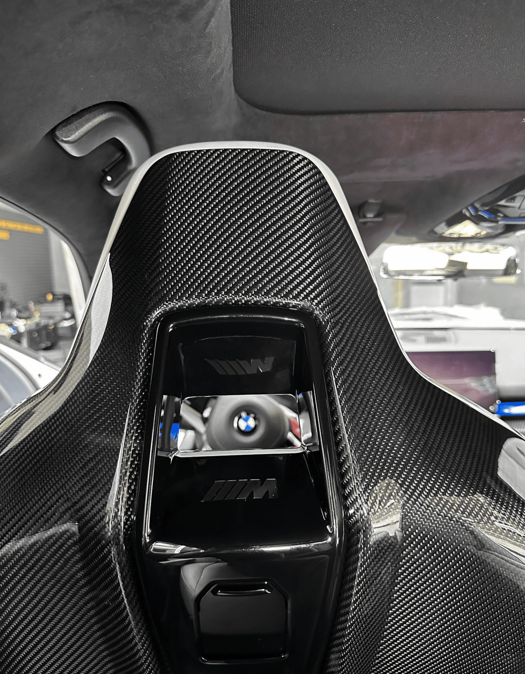 BMW M5 G90 & G99 Pre-Preg Carbon Fibre Full Seat Back Covers by FORM (2024+) - AUTOID® - Car Seat - FORM Industries