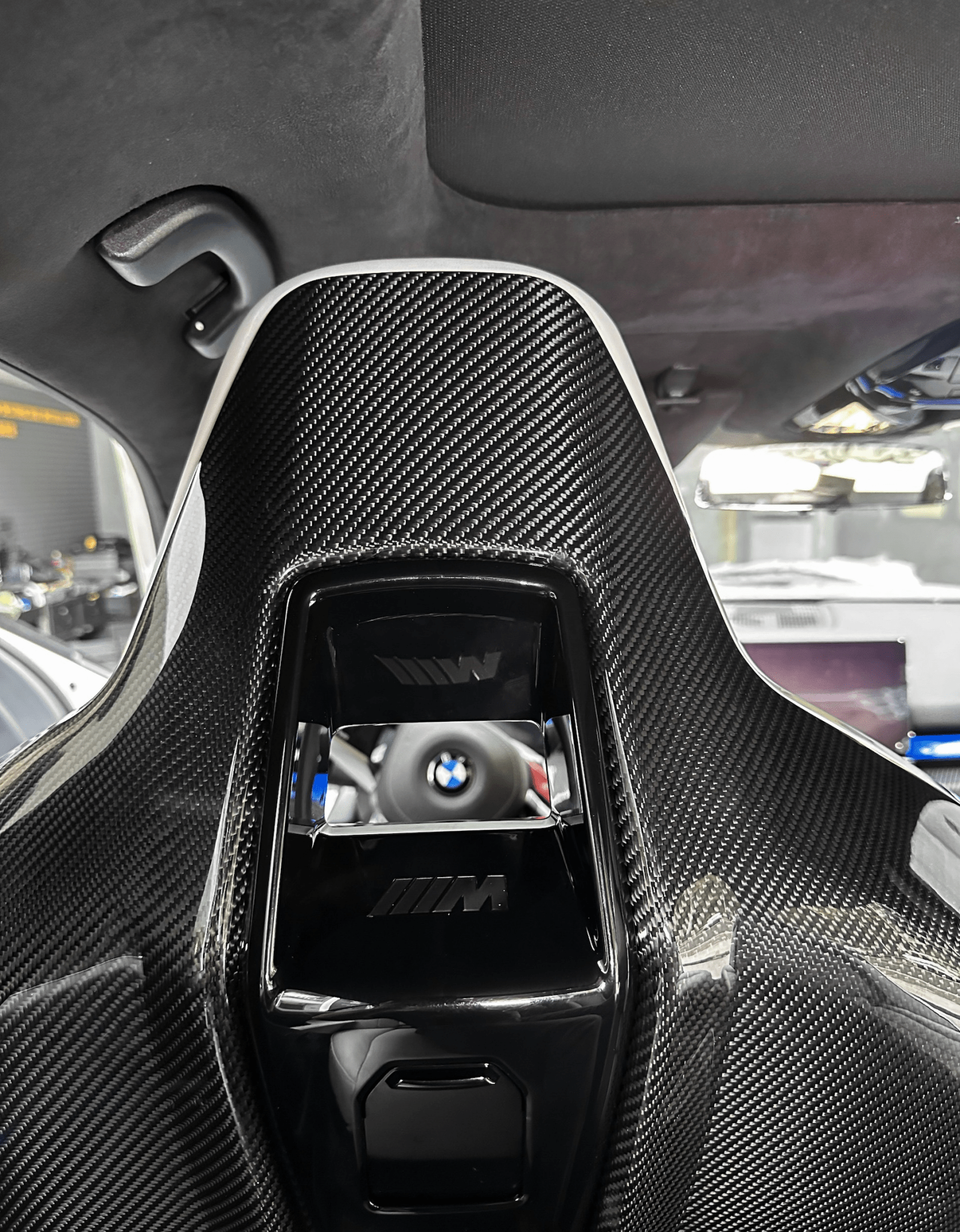 BMW M5 G90 & G99 Pre-Preg Carbon Fibre Full Seat Back Covers by FORM (2024+) - AUTOID® - Car Seat - FORM Industries