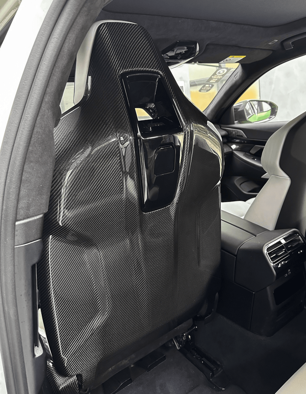 BMW M5 G90 & G99 Pre-Preg Carbon Fibre Full Seat Back Covers by FORM (2024+) - AUTOID® - Car Seat - FORM Industries