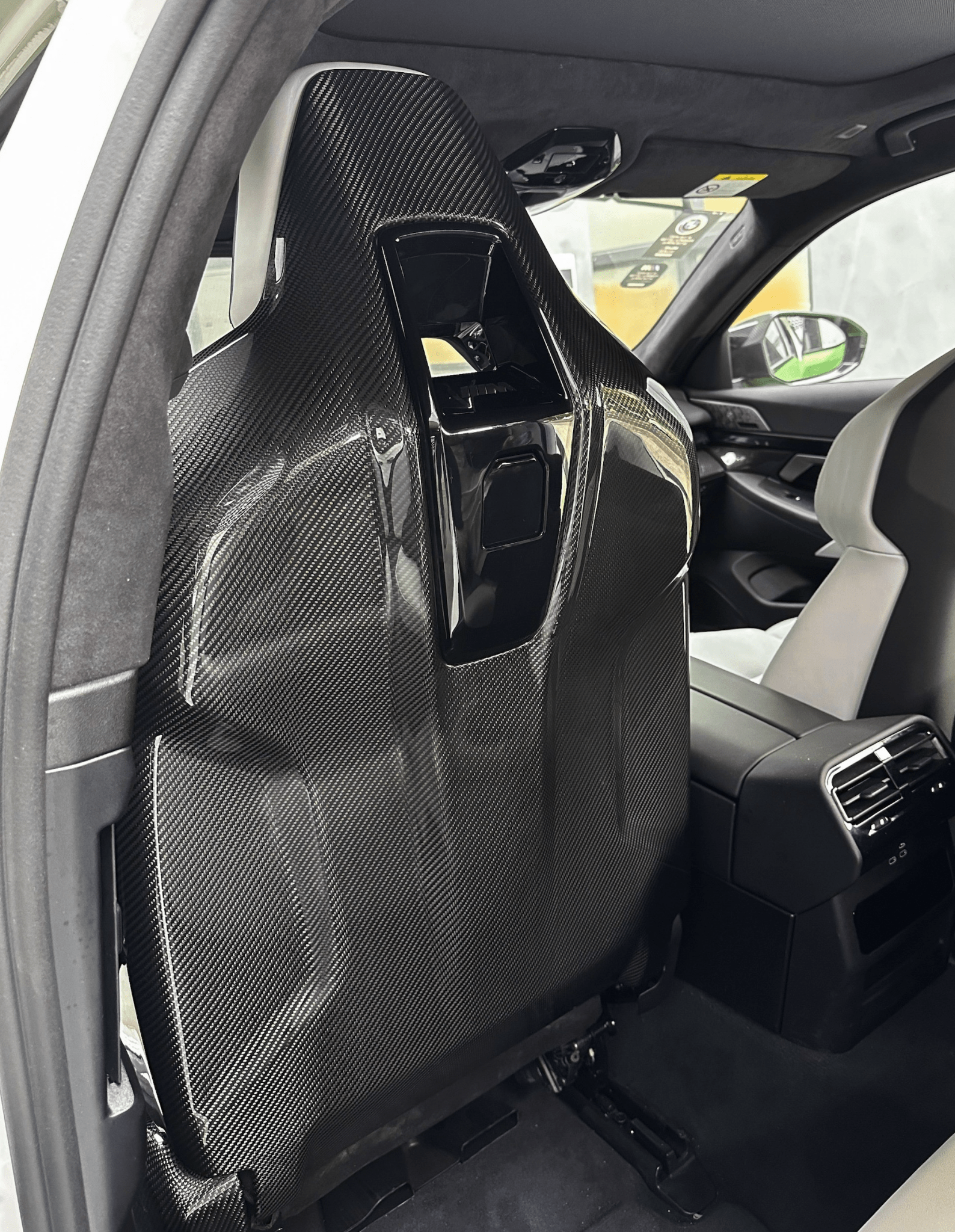 BMW M5 G90 & G99 Pre-Preg Carbon Fibre Full Seat Back Covers by FORM (2024+) - AUTOID® - Car Seat - FORM Industries