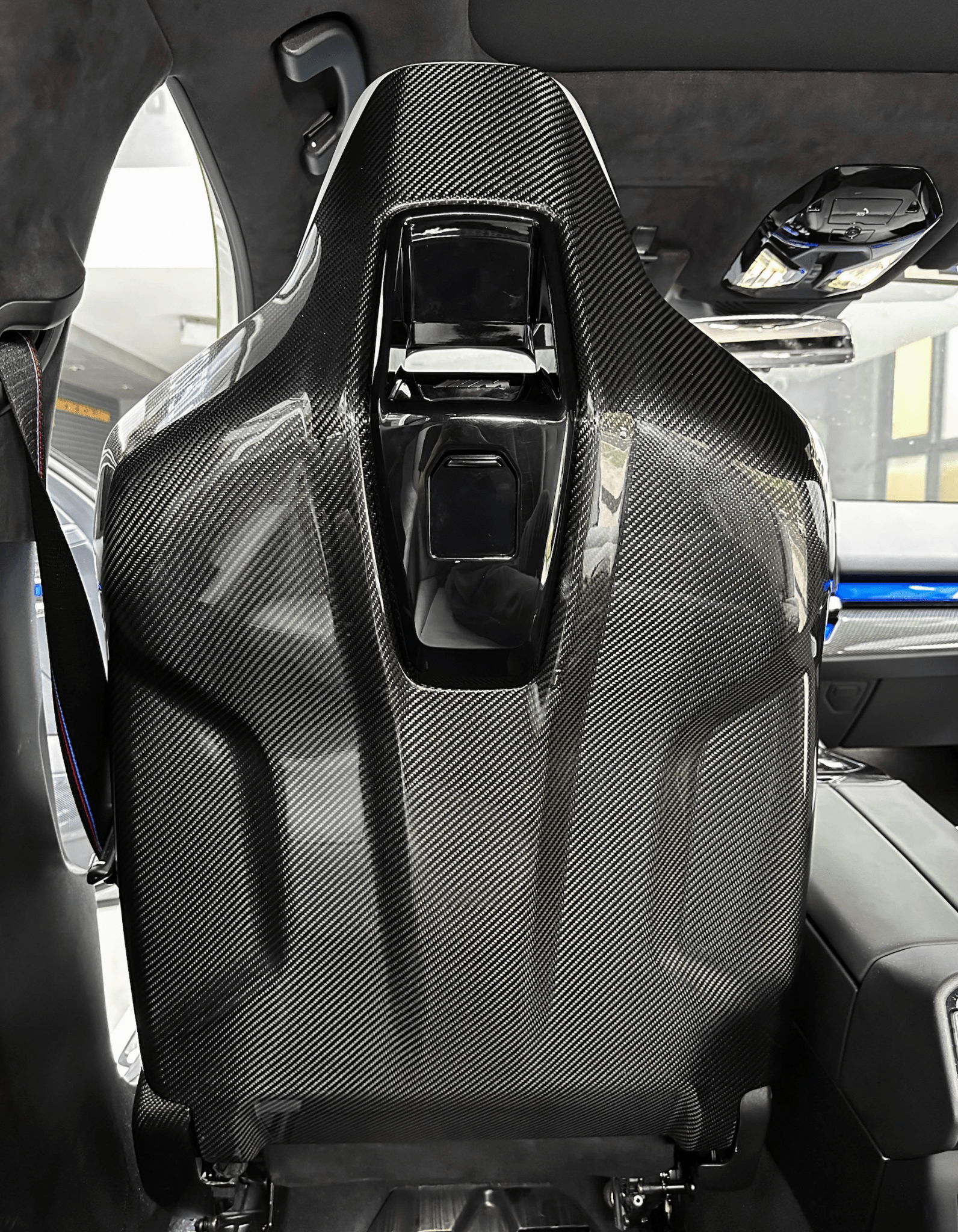 BMW M5 G90 & G99 Pre-Preg Carbon Fibre Full Seat Back Covers by FORM (2024+) - AUTOID® - Car Seat - FORM Industries