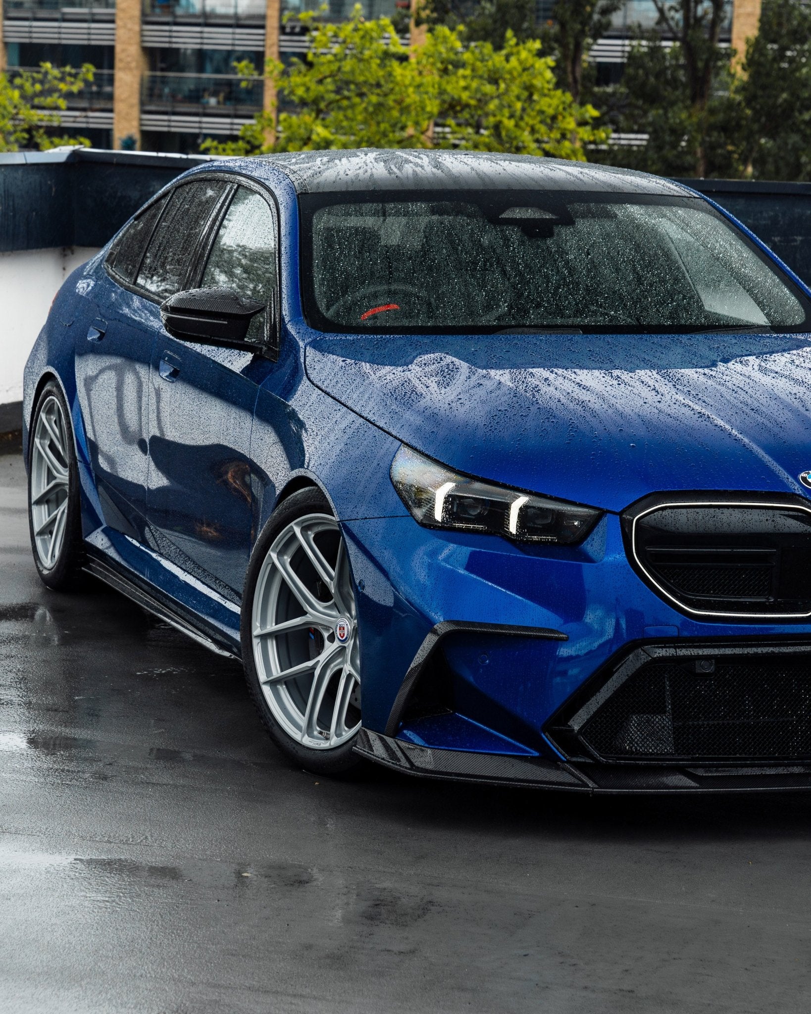 BMW M5 G90 G99 Pre - Preg Carbon Fibre PR - 1 Front Duct Extension Trims by TRE - AUTOID - Fender Trim - TRE