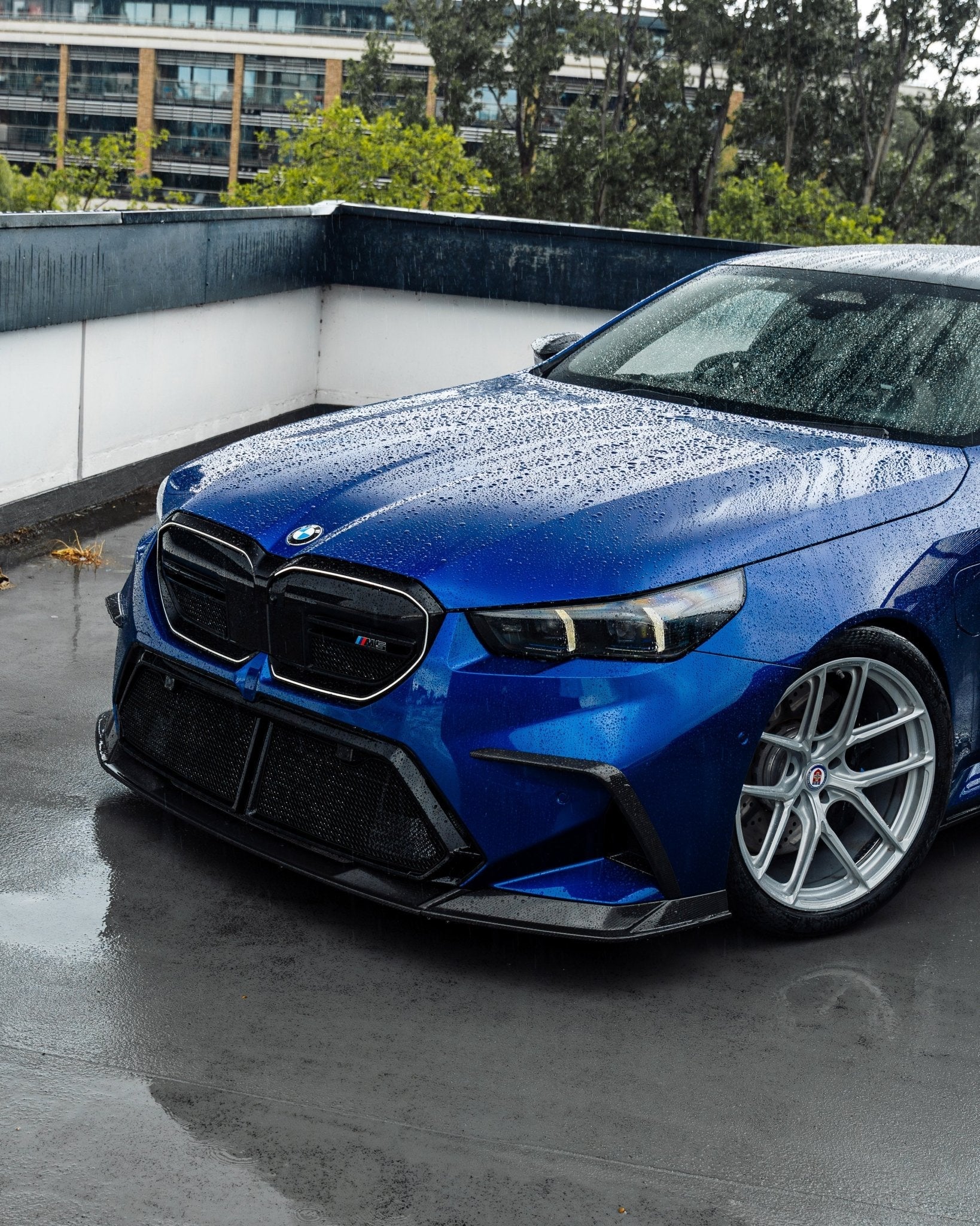 BMW M5 G90 G99 Pre-Preg Carbon Fibre PR-1 Front Duct Extension Trims by TREVORA - AUTOID® - Fender Trim - TREVORA