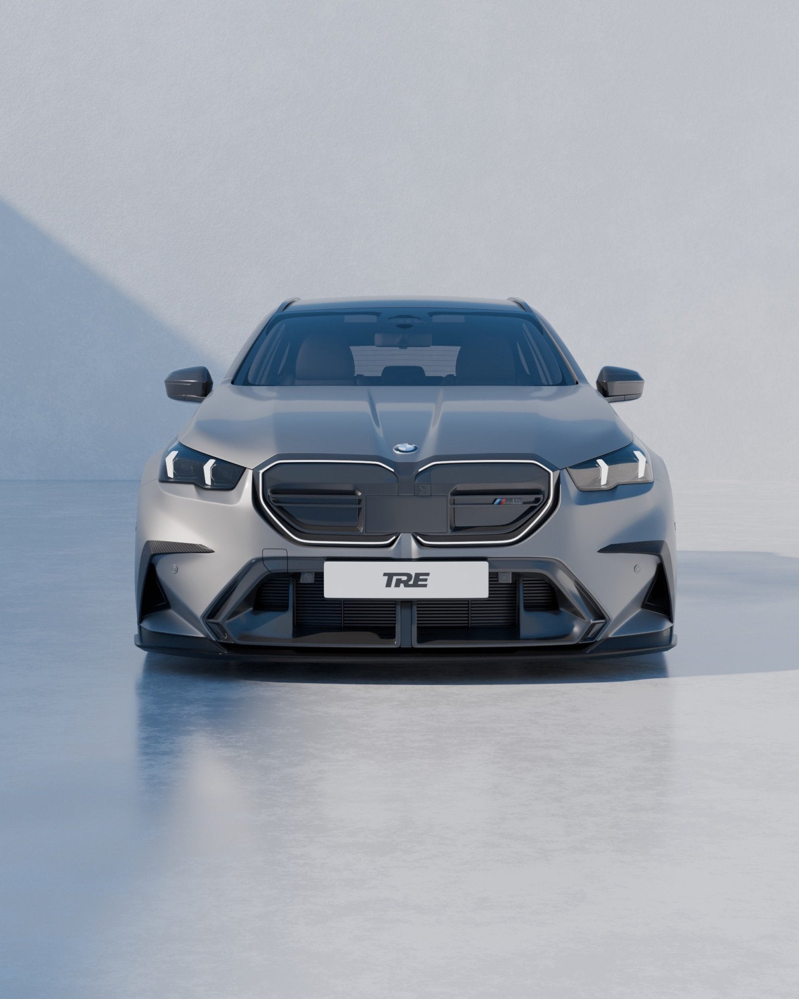 BMW M5 G90 G99 Pre - Preg Carbon Fibre PR - 1 Front Splitter by TRE - AUTOID - Front Lips & Splitters - TRE