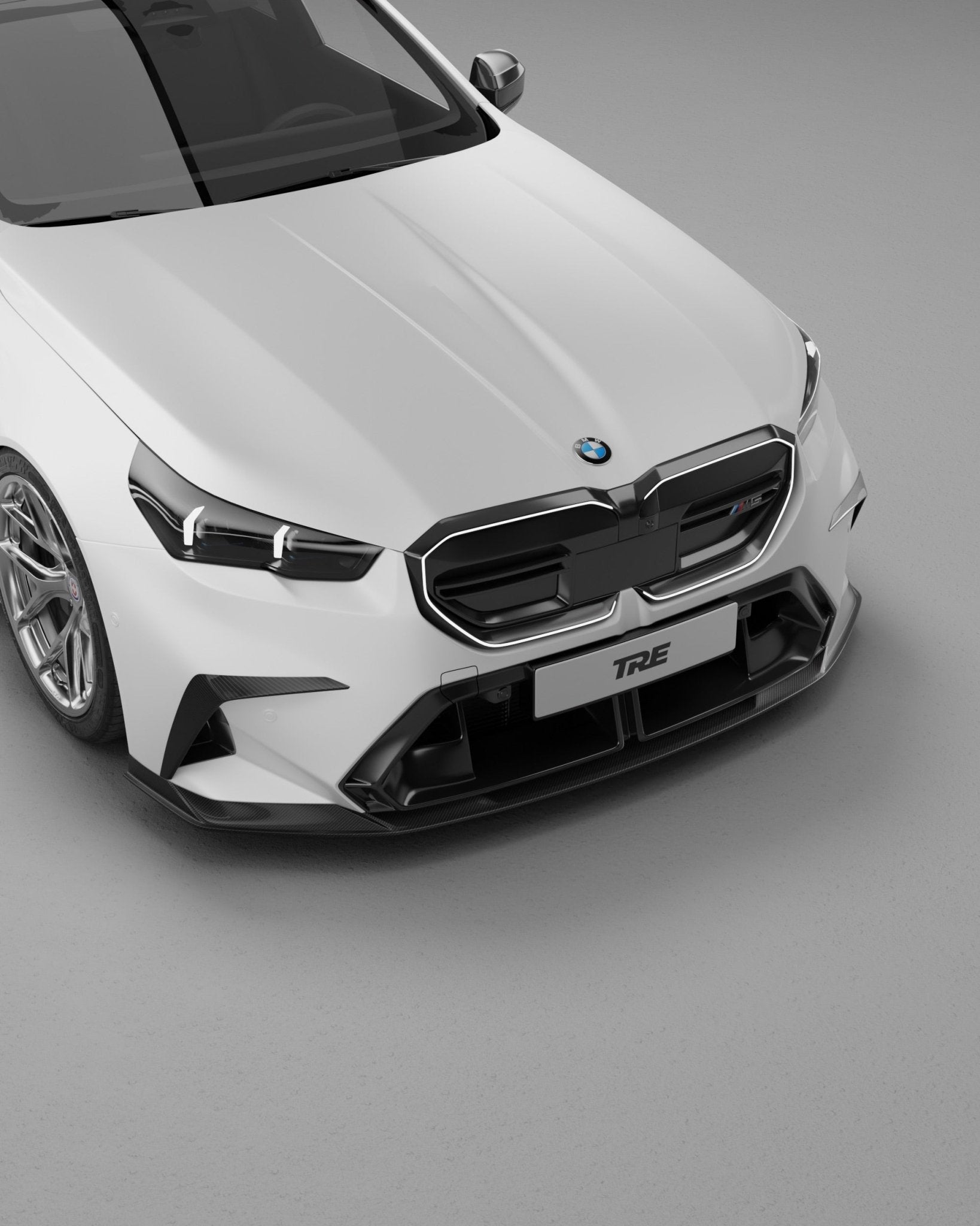 BMW M5 G90 G99 Pre - Preg Carbon Fibre PR - 1 Front Splitter by TRE - AUTOID - Front Lips & Splitters - TRE