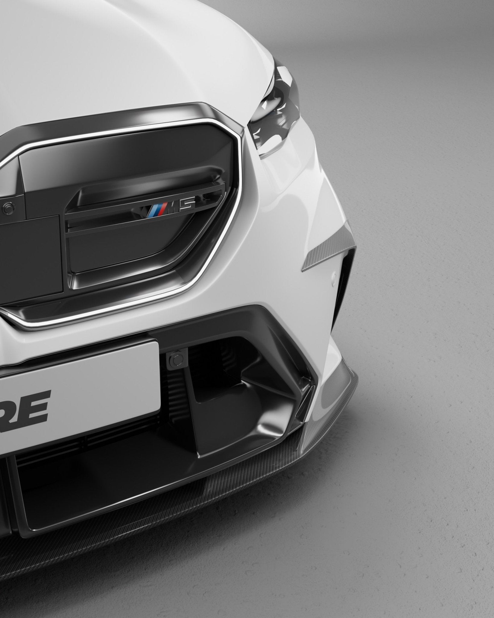 BMW M5 G90 G99 Pre - Preg Carbon Fibre PR - 1 Front Splitter by TRE - AUTOID - Front Lips & Splitters - TRE