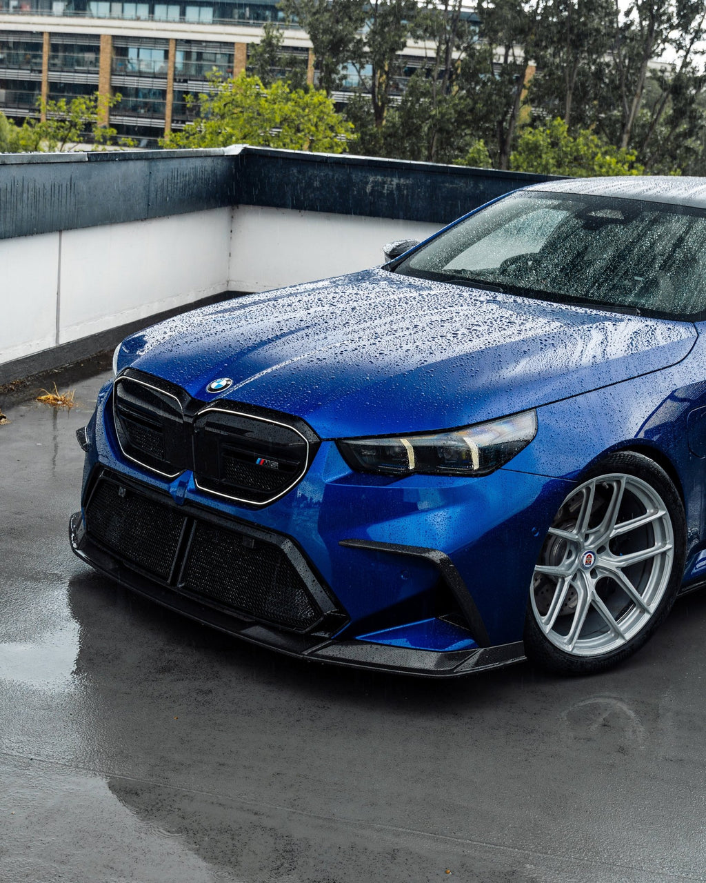 BMW M5 G90 G99 Pre - Preg Carbon Fibre PR - 1 Front Splitter by TRE - AUTOID - Front Lips & Splitters - TRE