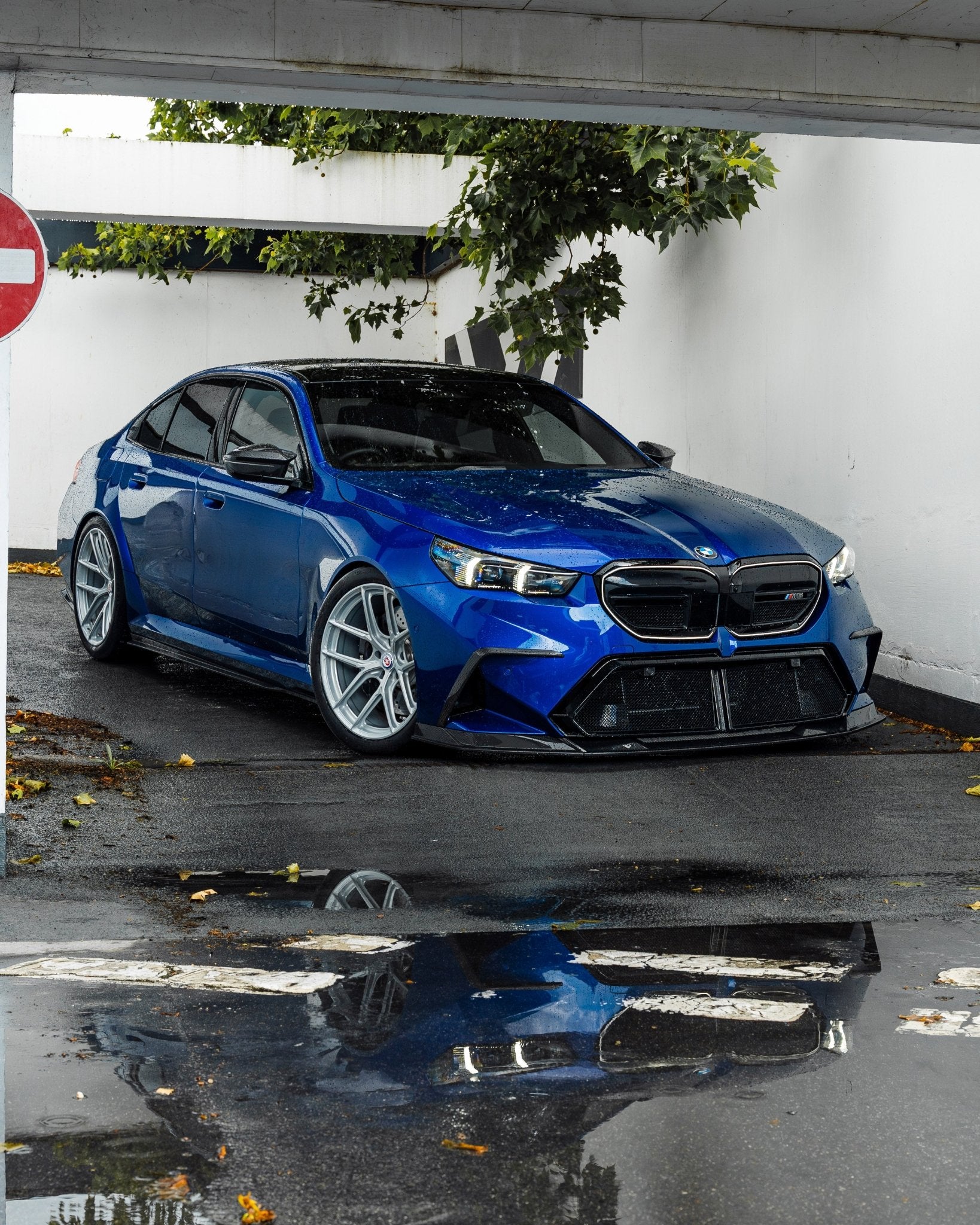 BMW M5 G90 G99 Pre - Preg Carbon Fibre PR - 1 Front Splitter by TRE - AUTOID - Front Lips & Splitters - TRE