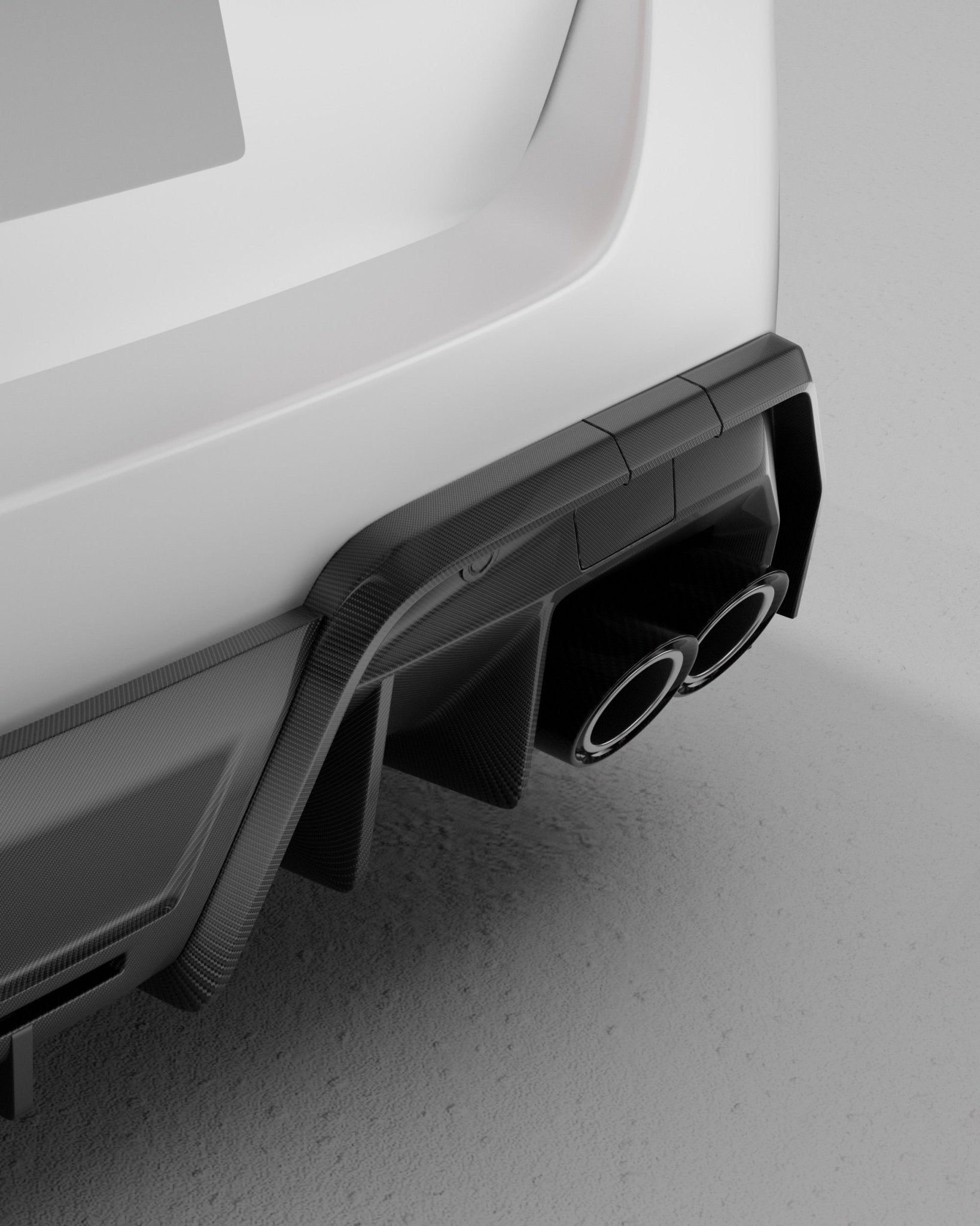 BMW M5 G90 G99 Pre - Preg Carbon Fibre PR - 1 Rear Diffuser by TRE - AUTOID - Rear Diffusers - TRE